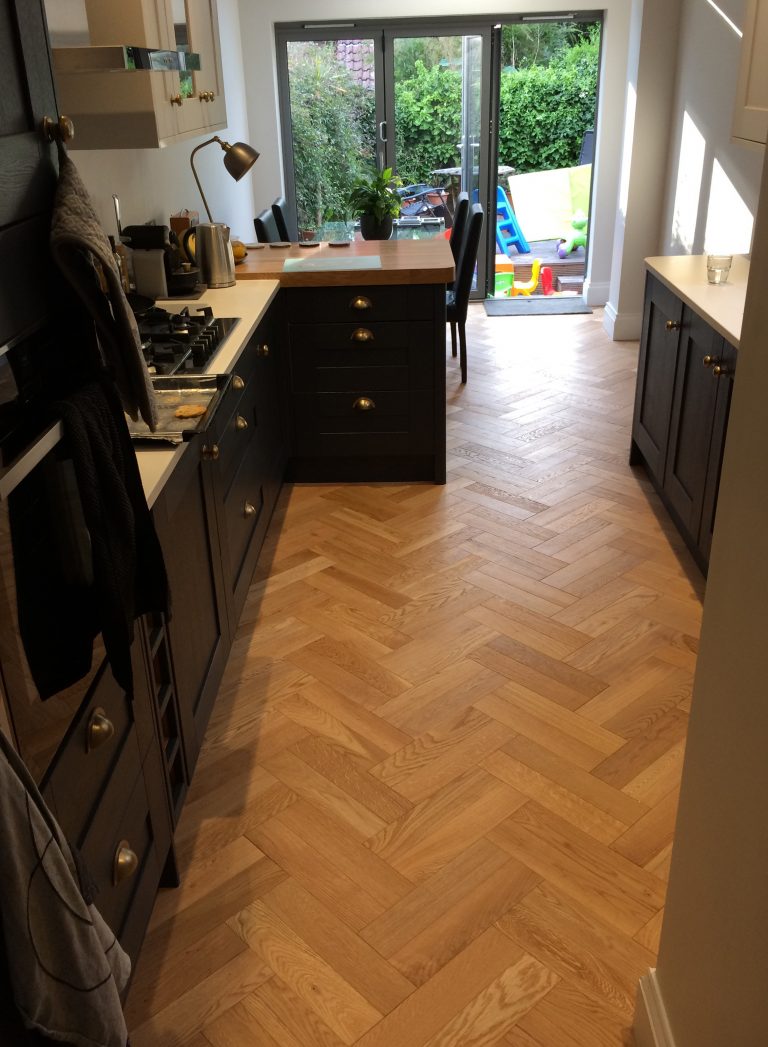 Goodrich Coffee Oak Engineered Parquet Woodpecker Flooring