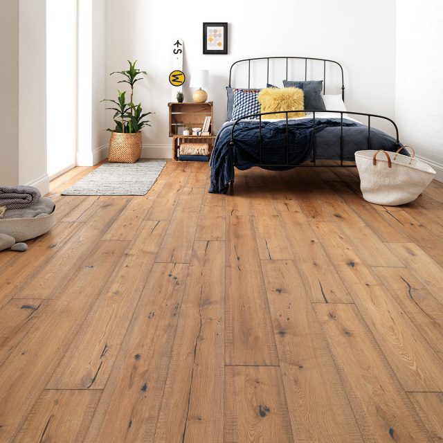 The Reclaimed Wood Flooring Trend, Salvaged Hardwood Flooring
