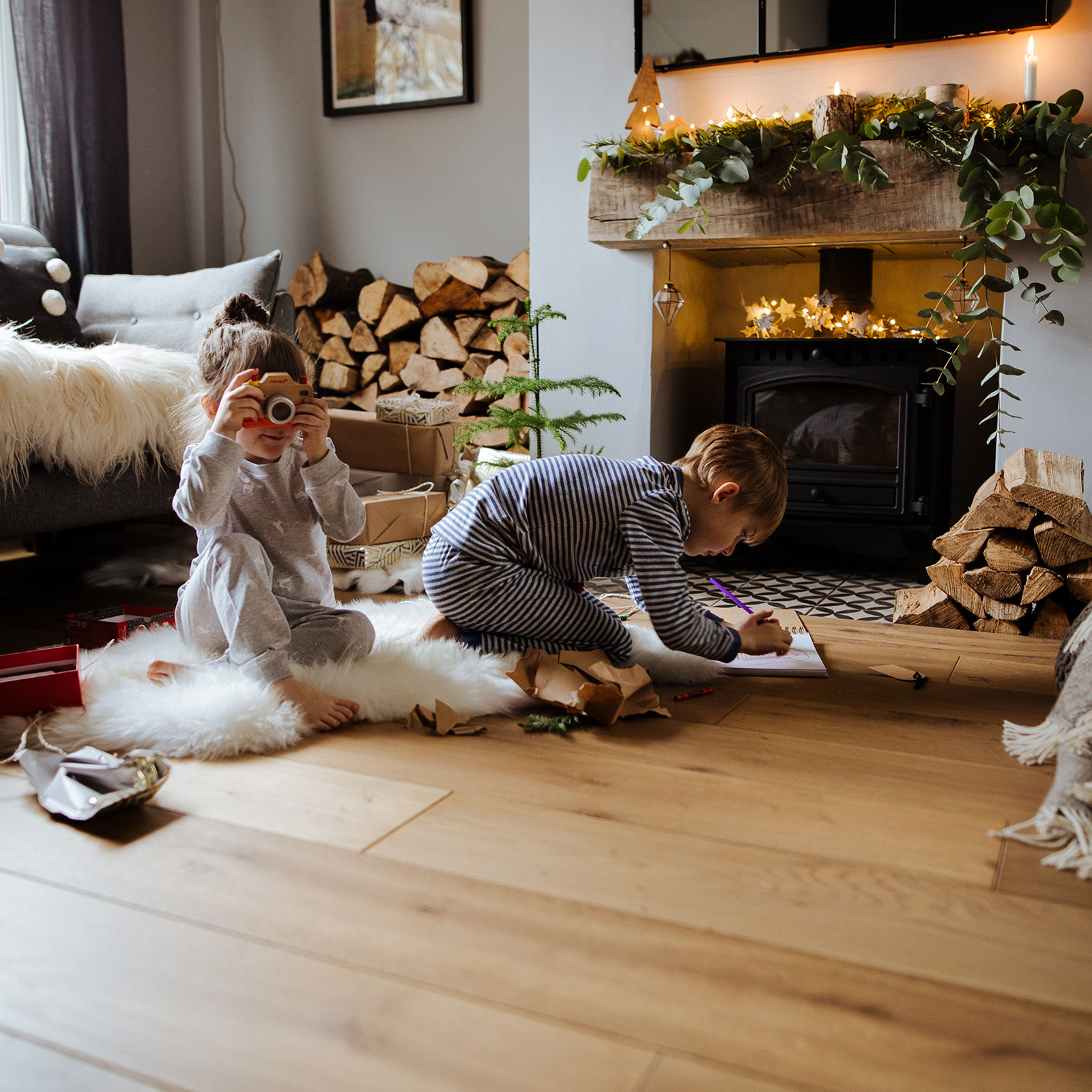 Real Christmas Trees & Wood Floors Woodpecker Flooring