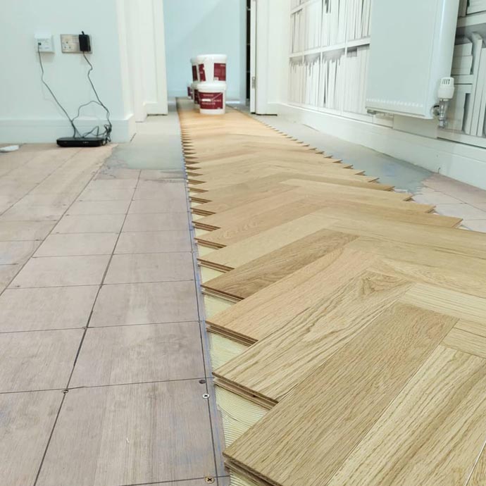 Herringbone Floor Installation Costs, Cost Of Hardwood Floors Uk