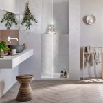 brecon bathroom flooring herringbone