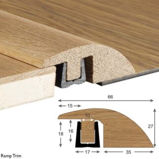 solid wood ramp flooring trim for high floors