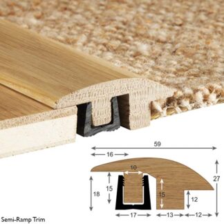 solid wood semi-ramp flooring trim high floors