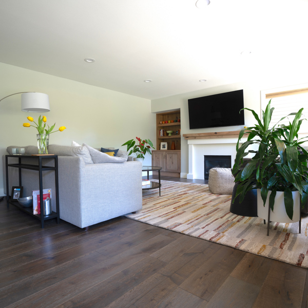 Engineered wood flooring in a living room | Chepstow Cocoa