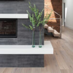 Engineered wood flooring, floating steps | Berkeley Grey Oak