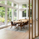 Engineered wood flooring in a dining room | Berkeley White oak