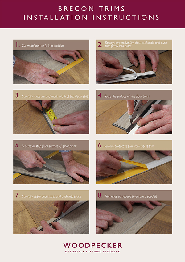 how to install brecon flooring trims