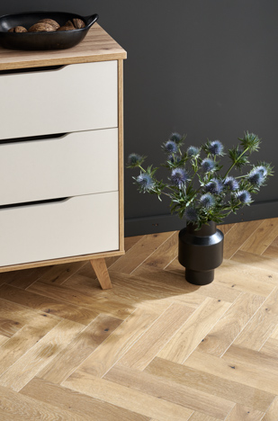 Engineered parquet flooring | Goodrich white smoked Oak