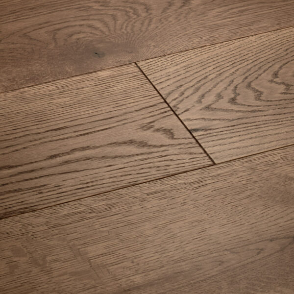 Engineered wood flooring in coffee tones. Harlech coffee oak