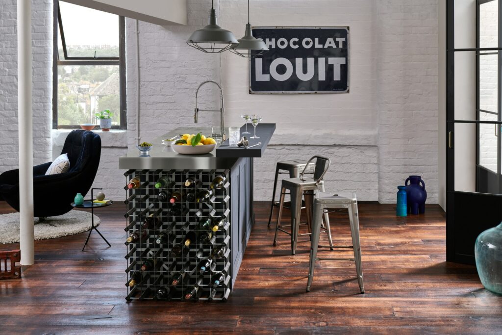 Wood Floors in a Kitchen: Berkeley Priory Oak | Modern metals