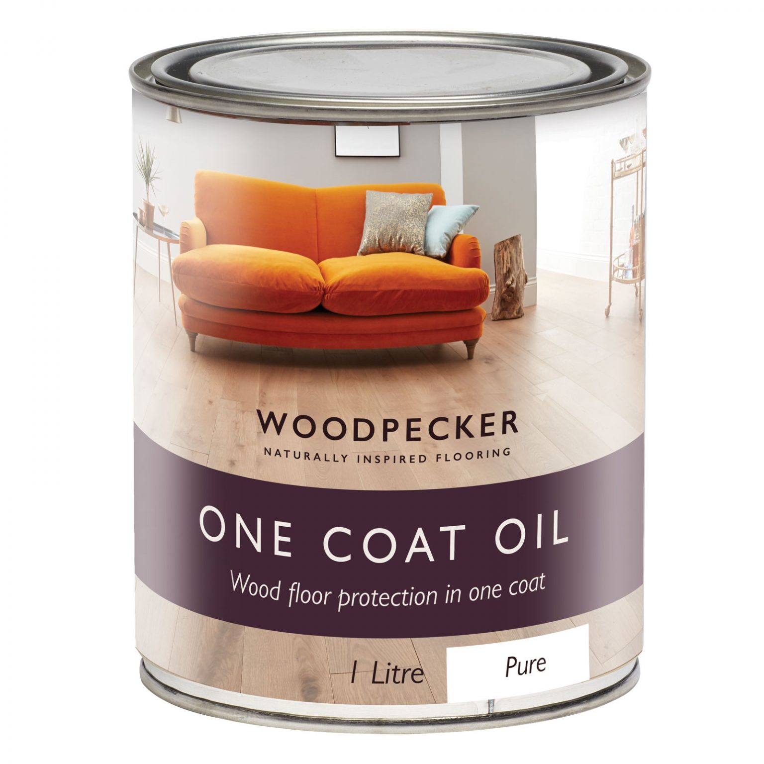 Woodpecker One Coat Oil 1 Liter (Pure) Woodpecker USA