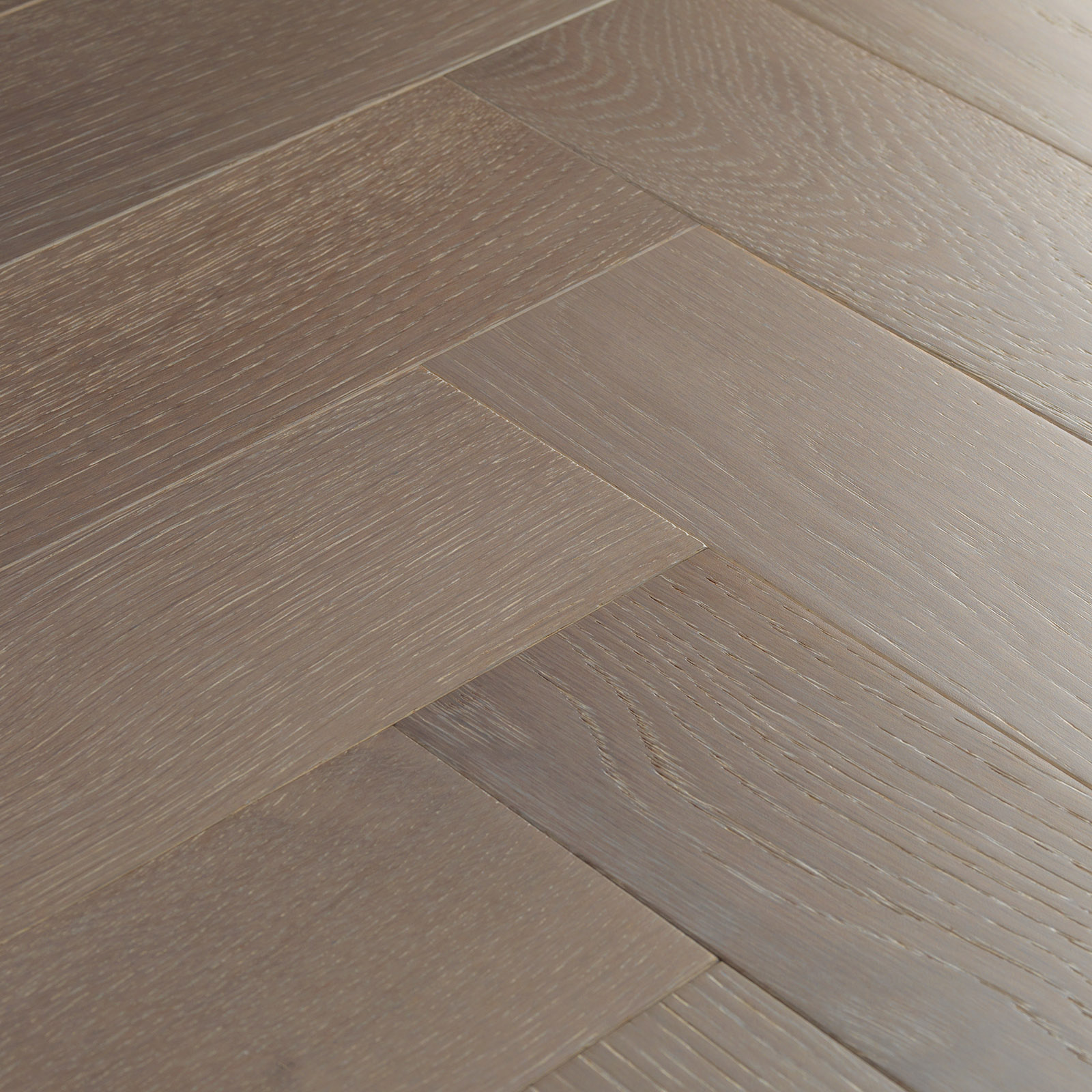 Engineered herringbone wood flooring. Goodrich Feather Oak